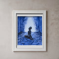 Original Art Print 'Enjoying the View' - Erotic Watercolor Print for Intimate Spaces
