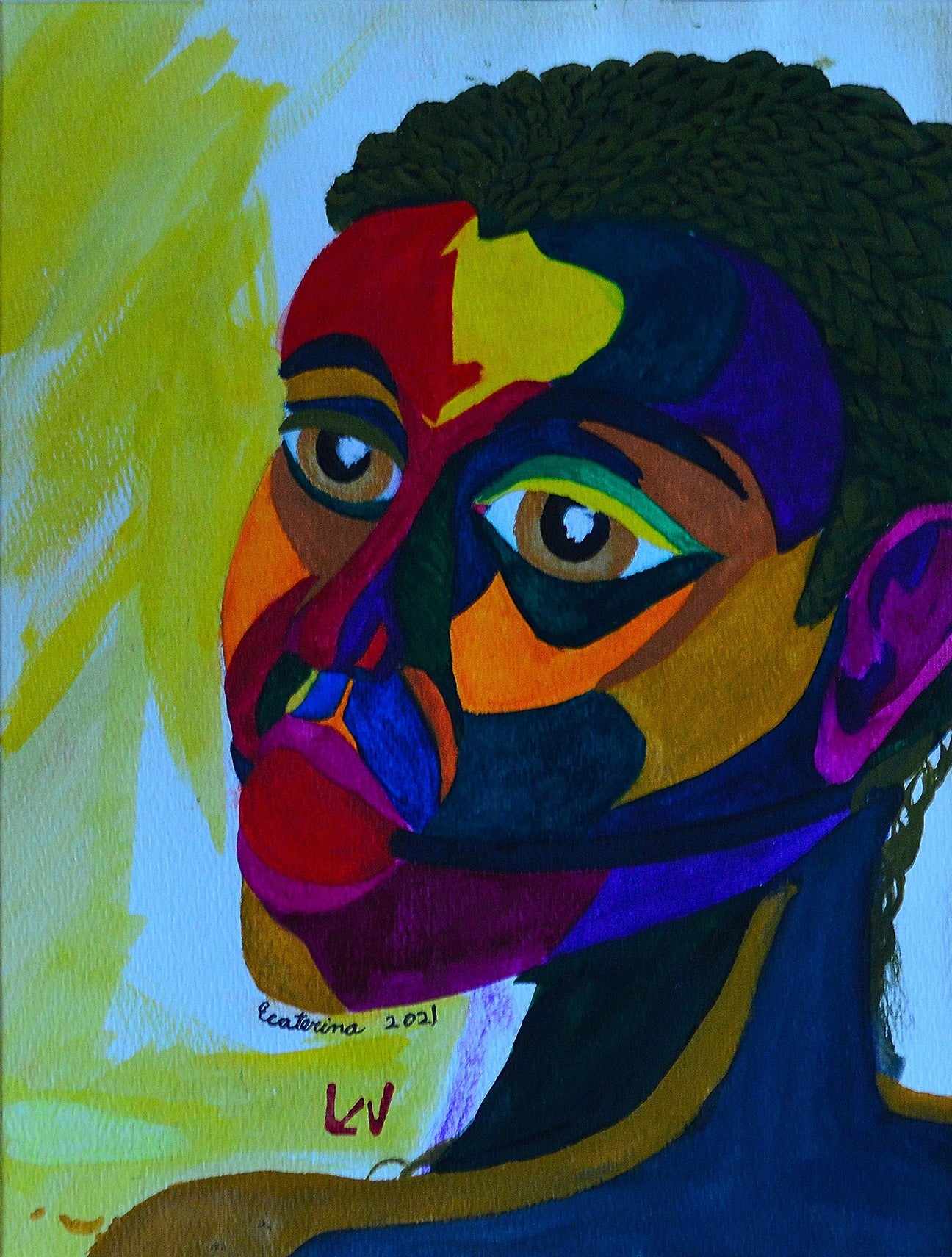 Original Art Print "Confusingly Warm' Erotic Watercolor Print - Explore Passionate Depths