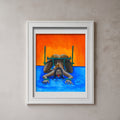 Original Art Print 'Bamboo Bae' Erotic Watercolor Print - Spice Up Your Space with Sensual Artistry