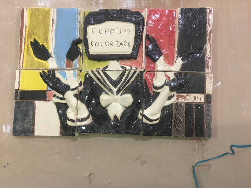 Original Art 'Echoing Colorbars'