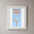 Original Art Print 'Heat Seal' Watercolor Print - Add Vibrance to Your Space!