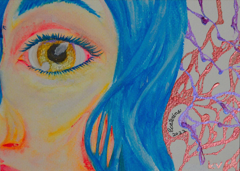 Original Art Print 'Mesmerize Me' - Watercolor Print for Captivating Decor