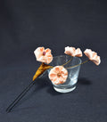 Handcrafted Kanzashi Hairpin with Blossom Floral Design