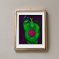 Original Art Print 'Fleur-De-Bouche' - Watercolor Print for Refined Décor