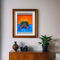 Original Art Print 'Bamboo Bae' Erotic Watercolor Print - Spice Up Your Space with Sensual Artistry