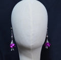 Elegant Floral Kanzashi Earrings - Perfect for a Sophisticated Look