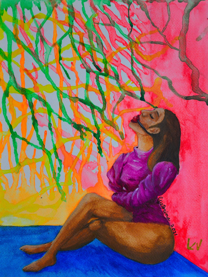 Original Art Painting: 'Rainbow of the mind' (Watercolor)