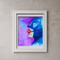 Original Art Print 'Blind and Gagged' - Erotic Watercolor Print for Adventurous Souls