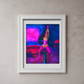 Original Art Print "Good Kitty': Erotic Watercolor Print - A Sultry Addition to Your Collection