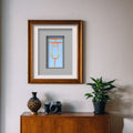 Original Art Print 'Heat Seal' Watercolor Print - Add Vibrance to Your Space!