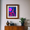 Original Art Print "Good Kitty': Erotic Watercolor Print - A Sultry Addition to Your Collection