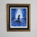 Original Art Print 'Enjoying the View' - Erotic Watercolor Print for Intimate Spaces