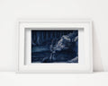 Original Art Painting: 'Bathing Waterfall'