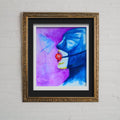 Original Art Print 'Blind and Gagged' - Erotic Watercolor Print for Adventurous Souls
